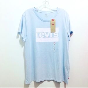 🆕 Levi’s Men’s Light Blue Tee X-Large